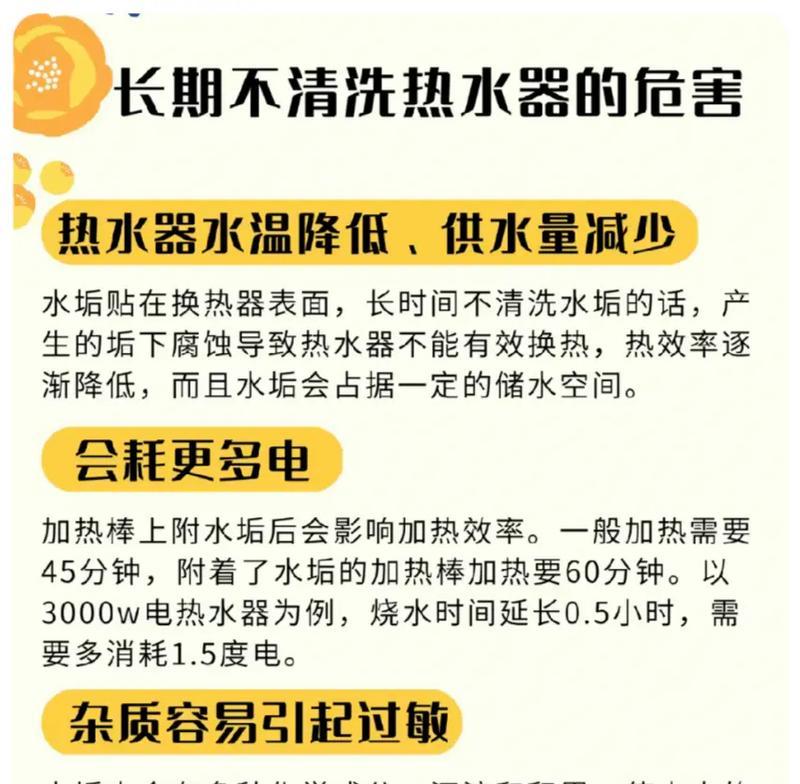 定期清洗热水器，为您的健康保驾护航（建议每年清洗一次）