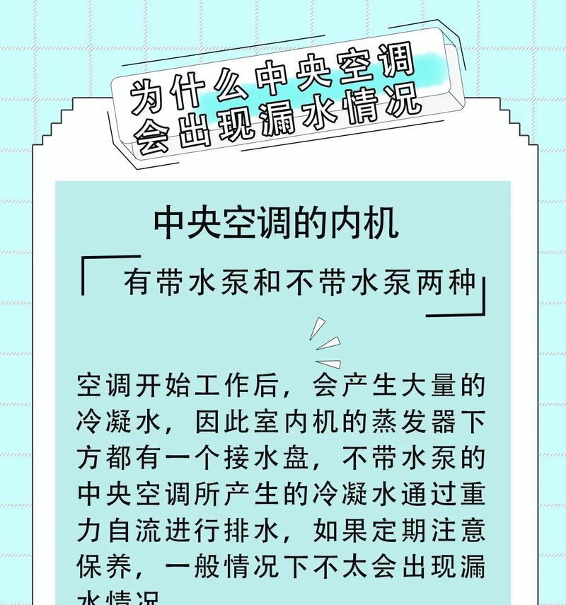 为什么空调会漏水（探究空调漏水的原因及解决方法）